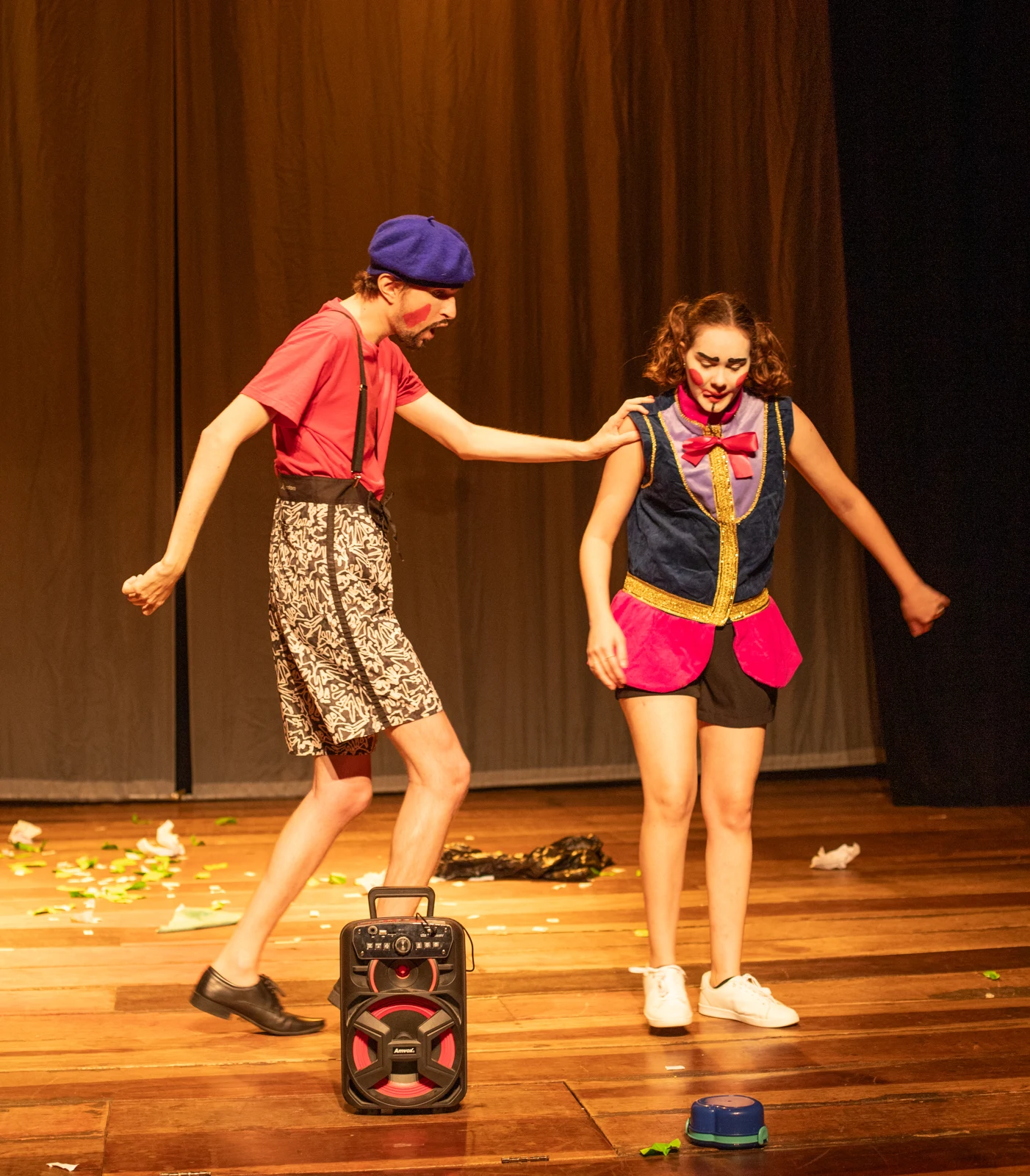 Clowning Sketches — performance photograph