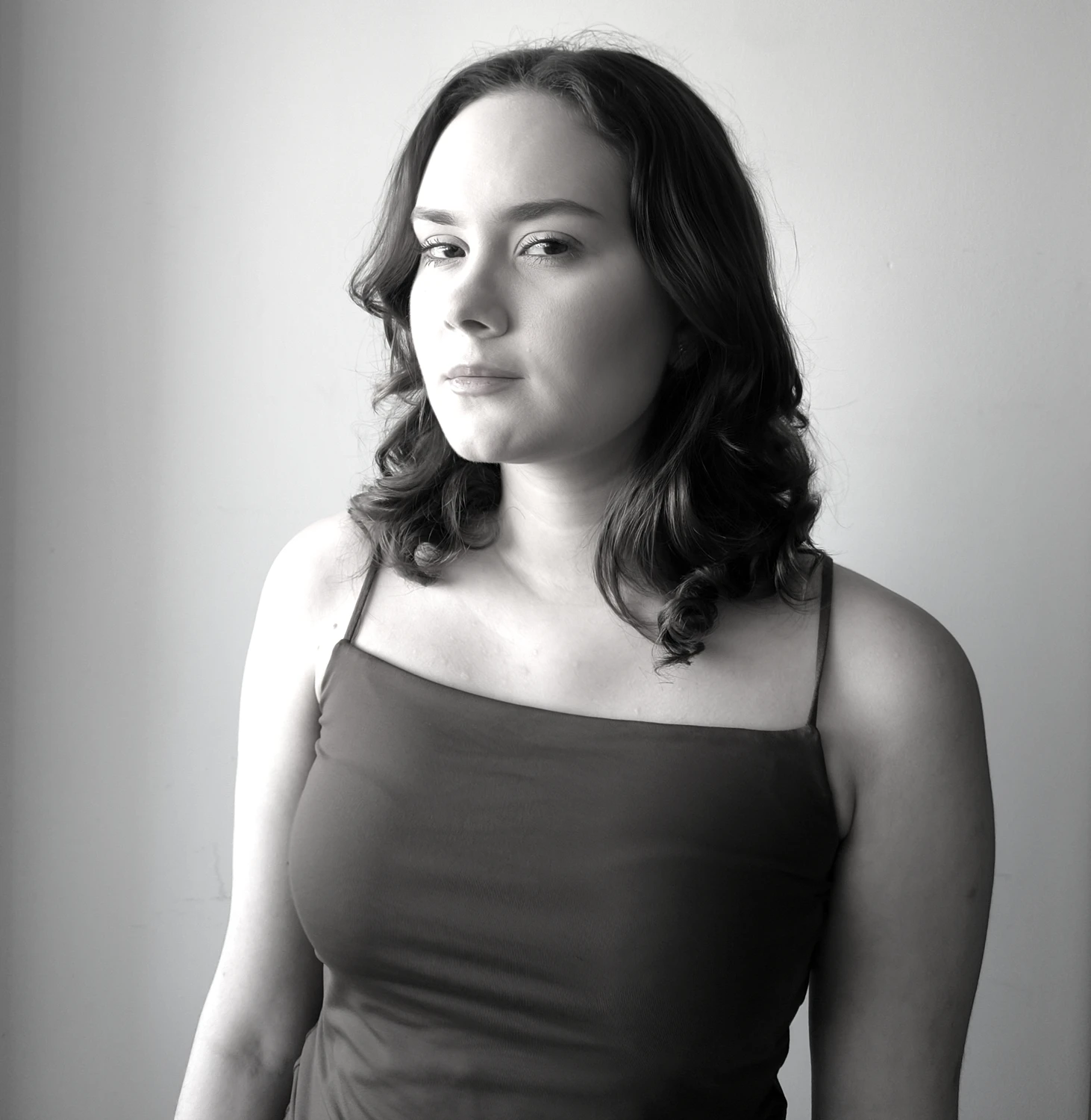 Bibiana Riet — black and white portrait