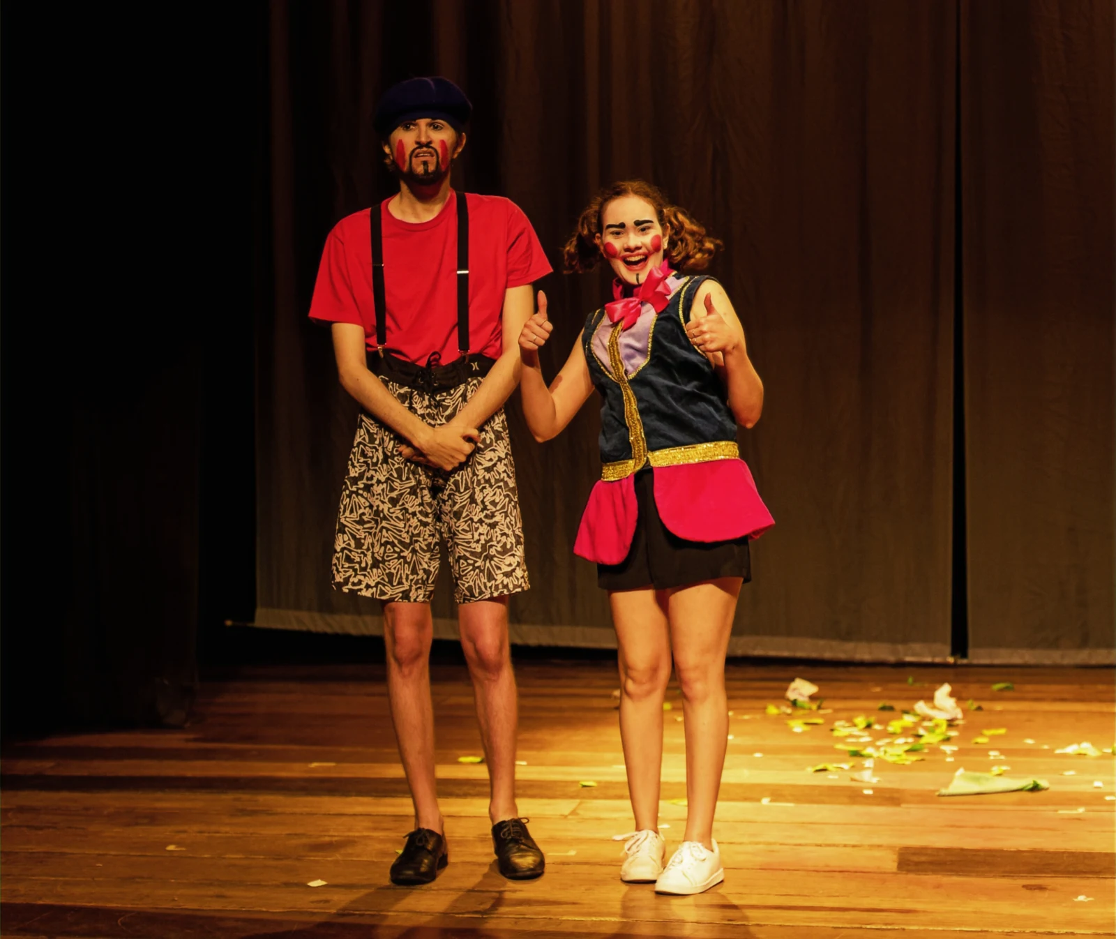 Clowning Sketches — performance photograph